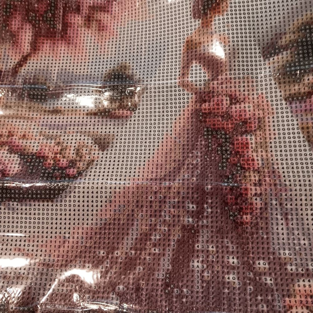 Elegant Pink Bride  Diamond Painting Kit 30x30 - Picture 3 of 5